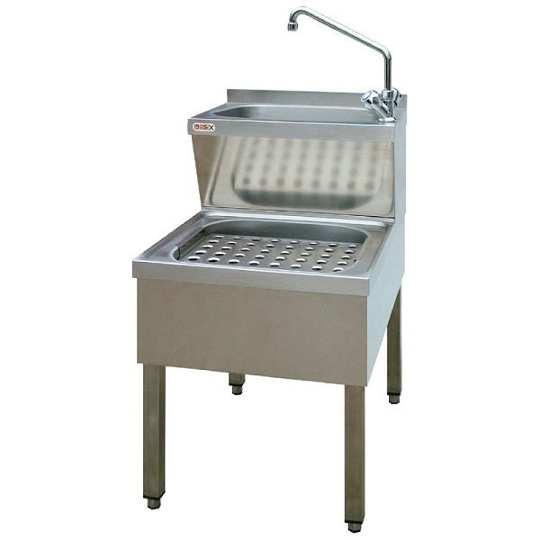 Évier de concierge Basix en acier inoxydable, CF115