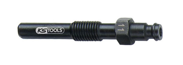 Adaptateur de bougie de préchauffage KS Tools, M10x1,25 avec filetage extérieur, longueur 70 mm, 150.3672