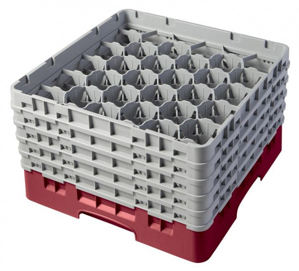Panier de lavage Cambro 30 compartiments Camrack®, canneberges 25,7 cm, lot de 2, 30S958416