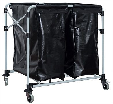 Chariot de collecte de linge Contacto 150l double, 1655/152