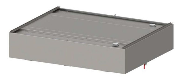 Hotte de plafond à induction Stalgast "Expert Line", forme de boîte 2400 mm x 2000 mm avec filtre cyclone/labyrinthe LC2 type A, DH242013