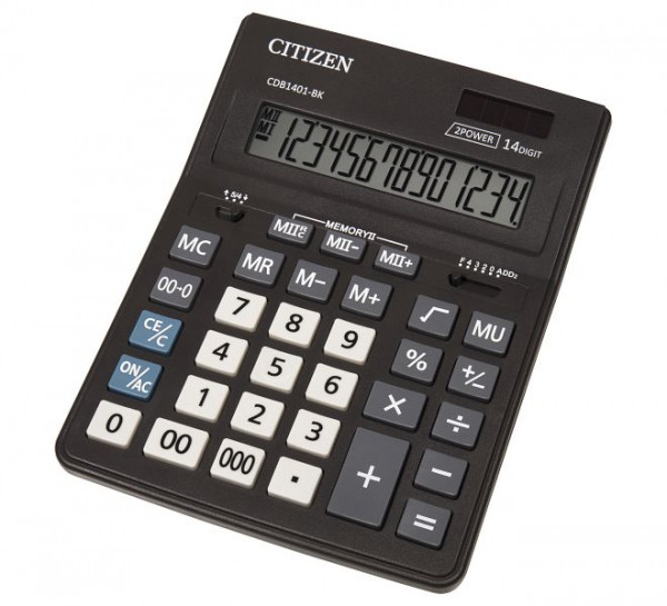 Calculatrice de bureau CITIZEN CDB1401-BK New Business Line, 7231490