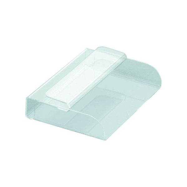 Porte-papier gras Schneider pour DIN A 5 (255x185x65 mm), verre acrylique, transparent, auto-serrant, 172002