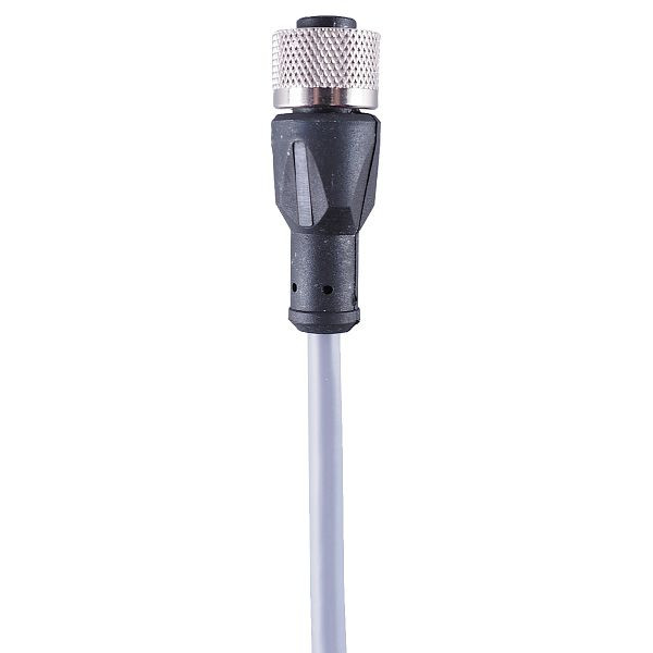 Câble de raccordement JUMO avec prise droite, 4 broches, 2 mètres de câble PVC, 00404585