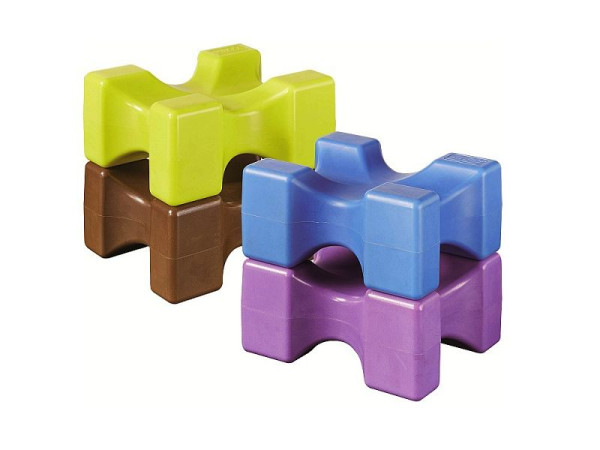 Growi Cavaletti Block Mini-Cube, couleur : vert pistache, 10093118