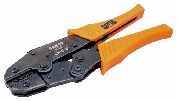 Pince à sertir à cliquet Bahco pour connecteurs non isolés, CR W 02