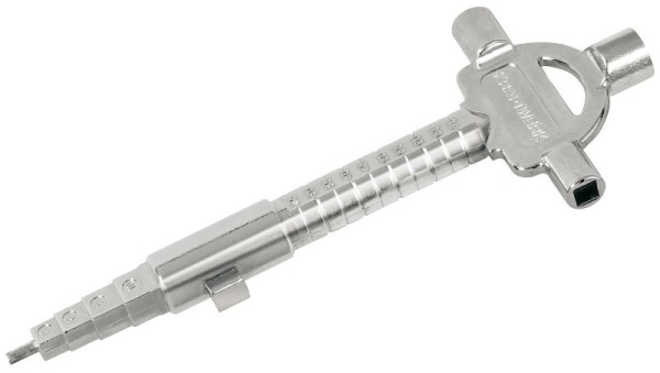 Clé de construction Kraftwerk pour cylindre profilé 17 mm, 301.180.017