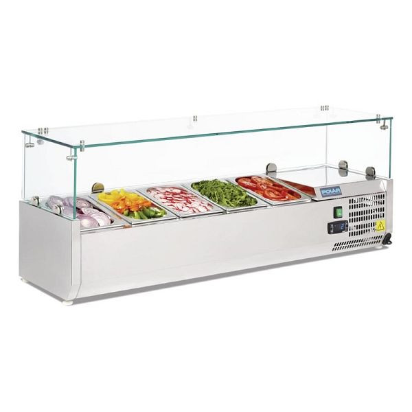 Vitrine réfrigérée Polar 5 x GN1 / 4, G608