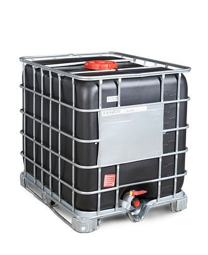 Conteneur pour marchandises dangereuses DENIOS Recobulk IBC, UV, patins en acier, 1000 l, NW225 / NW50, 266-207