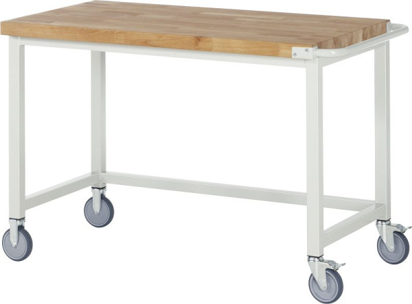 Etabli mobile RAU 8000 - modèle 8000, L1250 x P700 x H880-1080 mm, base système L1245 x P650 mm, 05-8000-1-127B4H.12