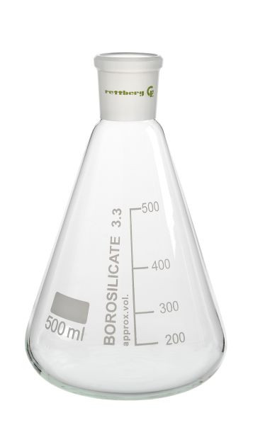 Erlenmeyer Rettberg, 5000 ml, manchon NS 45/40, verre borosilicaté 3.3, 134031463