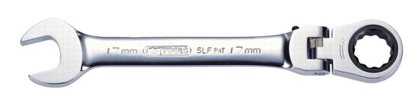KS Tools GEARplus clé mixte à cliquet articulée, verrouillable, 9 mm, 503.4809