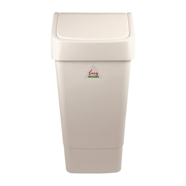 Scot Young poubelle avec couvercle pivotant blanc 50L, L570
