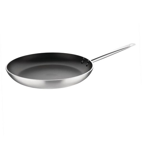 Poêle à frire en aluminium antiadhésive Vogue Téflon adaptée à l'induction 40cm, FB694