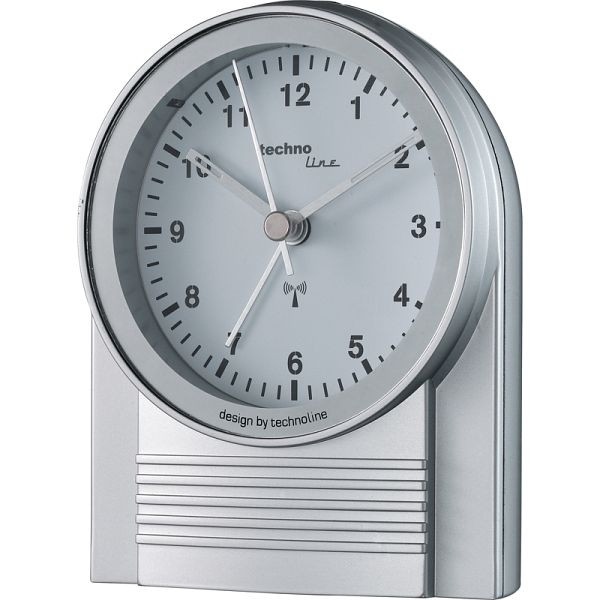 Réveil radio-piloté Technoline, horloge radio-pilotée DCF-77, dimensions : 90 x 115 x 56 mm, WT 759