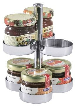 Présentoir à gâteau en pot de confiture Contacto pour 6 portions, 3287/006