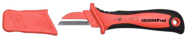 Couteau à câble GEDORE rouge 2K VDE longueur de lame 45mm 185mm, 3301415