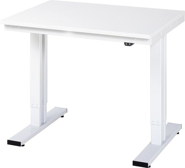 Table de travail RAU série adlatus 300 (réglable électriquement en hauteur), plaque en mélamine, 1000x720-1120x800 mm, 08-WT-100-080-M