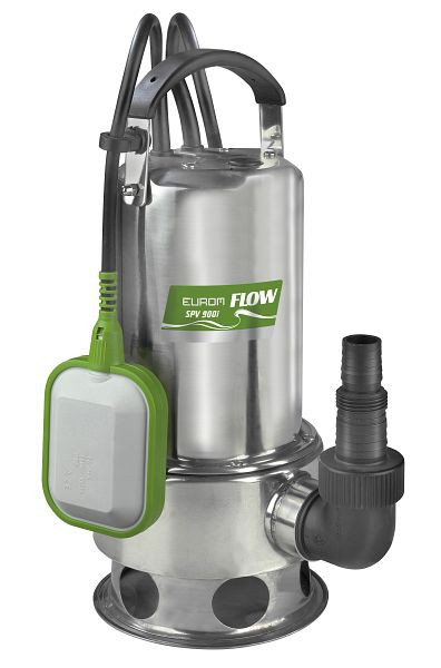 Pompe submersible à usage intensif Eurom Flow SPV900i Vuilwater, 260922