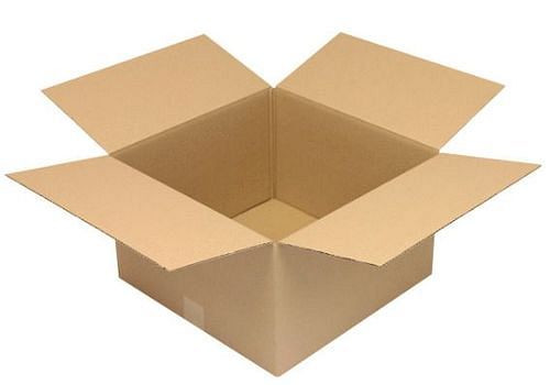 Boîte pliante en carton ondulé TransPak 1 paroi, dimensions intérieures 400 x 400 x 240 mm, qualité 1.20B, paquet de 25, 299279