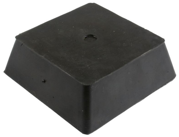 Bloc trapézoïdal en caoutchouc Busching uni H50xL150xL150mm, adapté pour Autop, Becker avec boutons, 100381