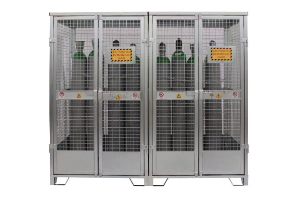 Cages de rangement Sall pour bouteilles de gaz PBO Porte-bidons Sall en acier, 155 x 121 x 229 cm, PBO15SBZ