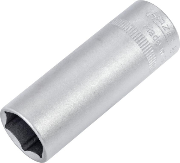 Douille Hazet, hexagonale, carré creux 6,3 mm (1/4"), 13 mm, type long avec moletage, 850LG-13