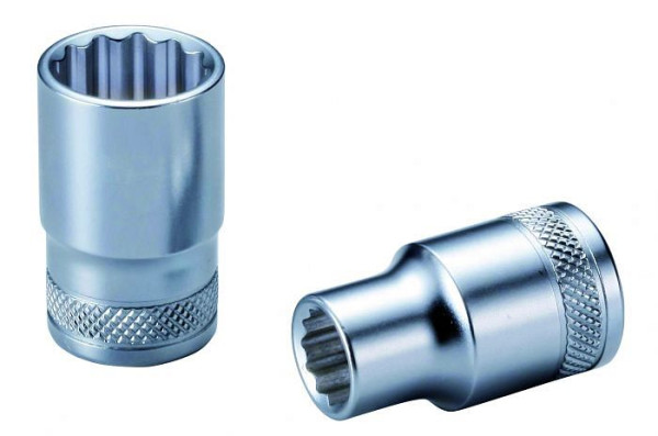 Douille Boxo 3/8" - 12 pans 19 mm, UE : 16 pièces, SK3122-019