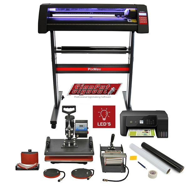 Traceur de découpe LED PixMax 720 mm, presse à chaud et imprimante 5 en 1, 27192