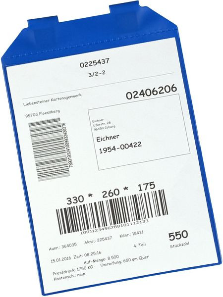 Protège-documents magnétique Eichner, format : DIN A4, 225 x 305 mm, UE : 5 pièces, 9218-03027