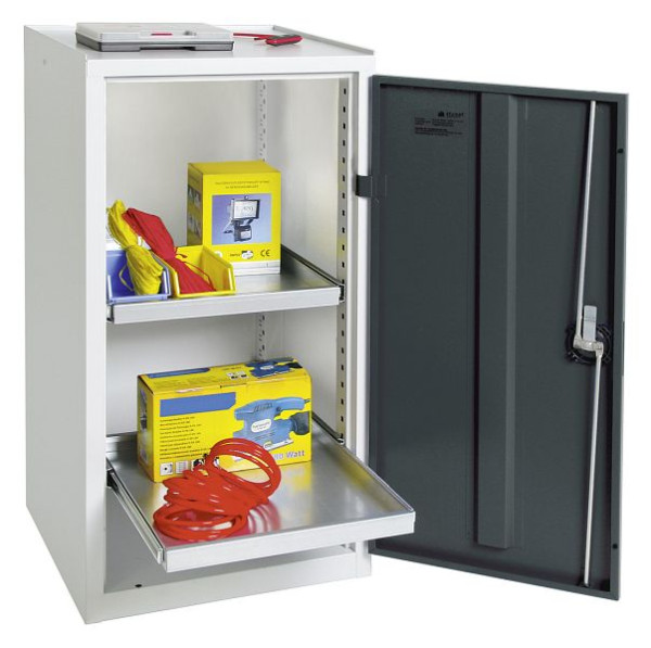 armoire à outils et matériaux blunt TM 3000, RAL 7035/7016, 2 plateaux, 3001571