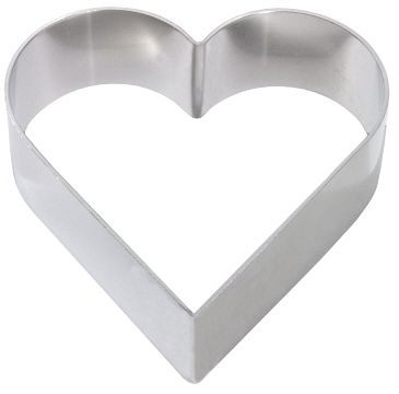 Cercle à gâteau en aluminium Contacto COEUR 16 cm, 639/160
