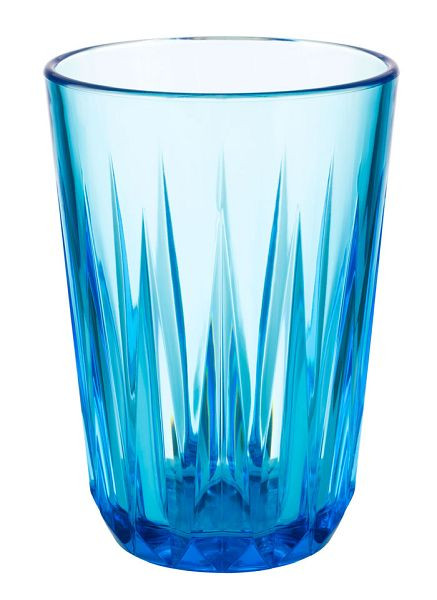 Gobelet APS -CRYSTAL-, Ø 7,5 cm, hauteur : 11 cm, Tritan, bleu, 0,2 litre, paquet : 48 pièces, 10516
