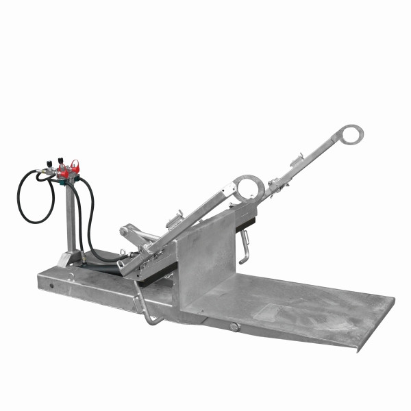 Bascule de poubelle industrielle Eichinger pour grandes poubelles (MGB), 600 kg, gris anthracite, 20940000000096