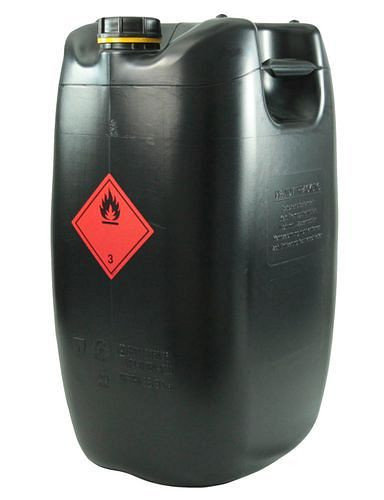 Bidon en plastique DENIOS en polyéthylène (PE), dissipatif, volume de 60 litres, noir, 129-121