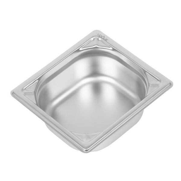 Conteneur GN durable Vogue 1/6 en acier inoxydable 65mm, DW449