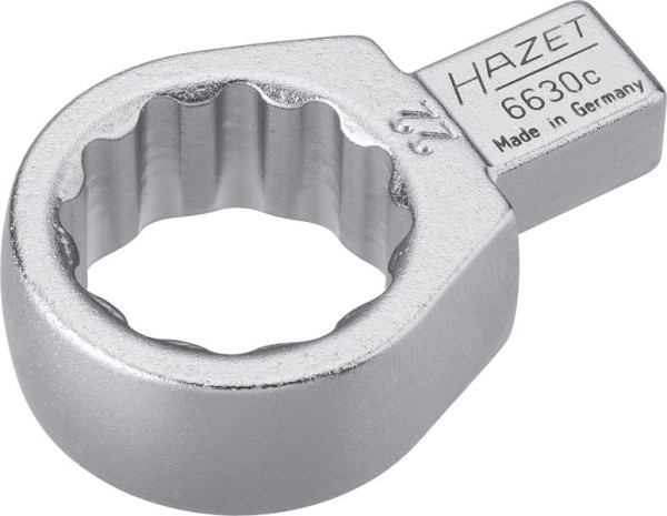 Clé polygonale à insert Hazet, insert carré 9 x 12 mm, profil de traction double hexagonal externe, 22 mm, 6630C-22