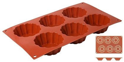 Tapis de cuisson Contacto Briochette, 8/3 cm, 6638/863