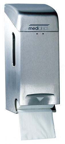 All Care Mediclinics Distributeur de 2 rouleaux en acier inoxydable, 13218