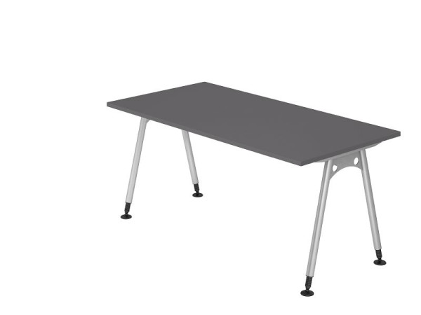 Bureau Hammerbacher pied A 160x80cm graphite, VAS16/G/S