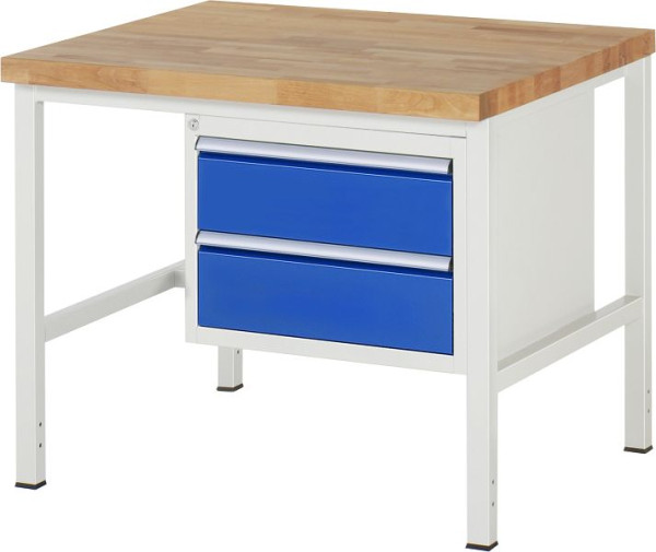 Etabli RAU série 8000 - modèle 8125, L1000 x P900 x H840-1040 mm, base système L995 x P850 x H800-1000 mm, 03-8125A1-109B4H.11