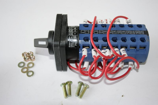 Interrupteur ELMAG 0/1/0/2 + R/L, n° 9, pour GBM 3/25 N, 9802085