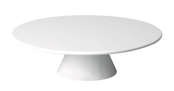 Assiette à service et à gâteau APS, Ø 31 cm, hauteur : 8 cm, mélamine, blanc, -CASUAL-, 83890