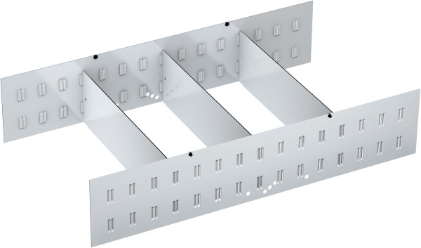 Jeu de séparateurs Hazet, 5 pièces, pour tiroir haut pour desserte d'atelier Assistent 179 N XL L 688 x H 118 mm, 161T-179NXL/5H