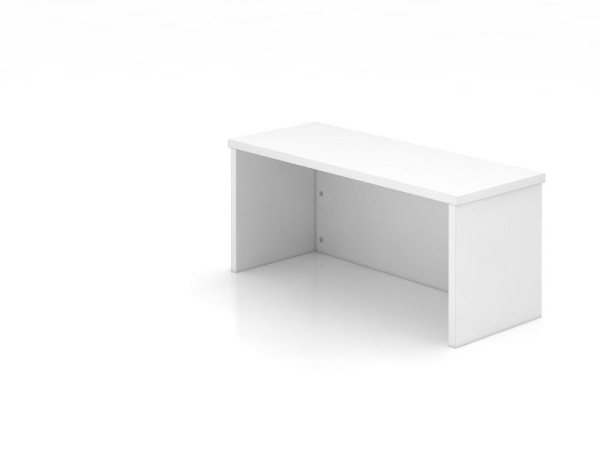 Plan de travail Hammerbacher 80 cm, 1OH blanc, 80x32x35 cm (LxPxH), VWB08/W