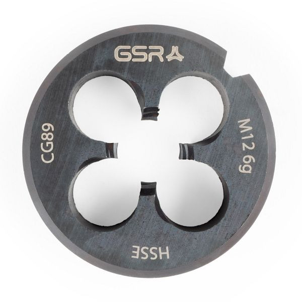 Filière GSR DIN EN 22568 (DIN 223) filetage métrique à droite HSSE-VAP M 12, 00409250