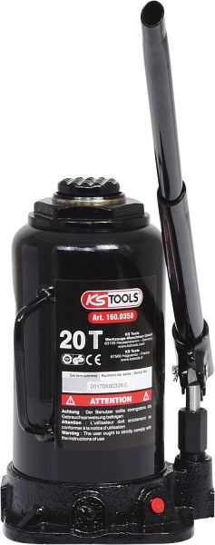 KS Tools Cric bouteille hydraulique, 20 t, 160.0358