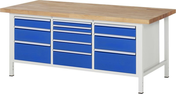 Etabli RAU série 8000 - modèle 8578, L2000 x P900 x H840-1040 mm, 13-8578A2-209B4H.11