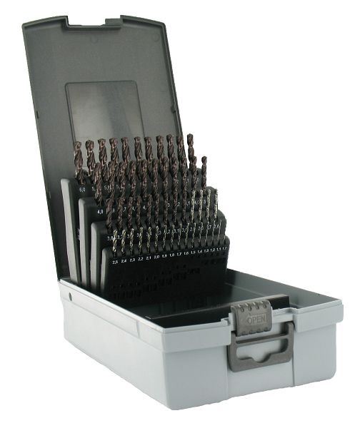 SPPW SPB HSS + cassette X.Cut 51 pièces DIN338 pas 1/10 Ø1.0-Ø6.0, 1111080051