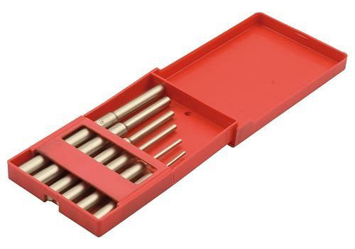 Jeu de chasse-goupilles DENIOS, 6 pièces, 3-10 mm, bronze spécial, anti-étincelles, pour zones Ex, 250391